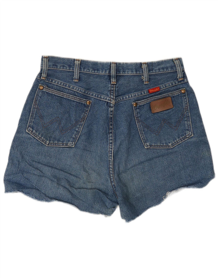 Shorts jeans feminino Wrangler W30 algodão azul médio