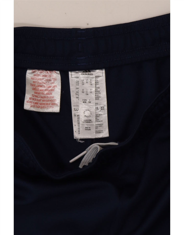 Calças de treino ADIDAS Menino Aeroready 11-12 anos azul marinho poliéster