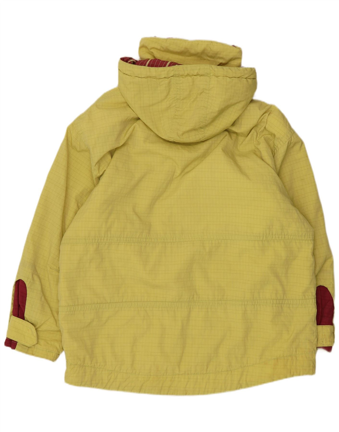 Jaqueta corta-vento feminina Ellesse com capuz Reino Unido 12 bloco colorido amarelo médio