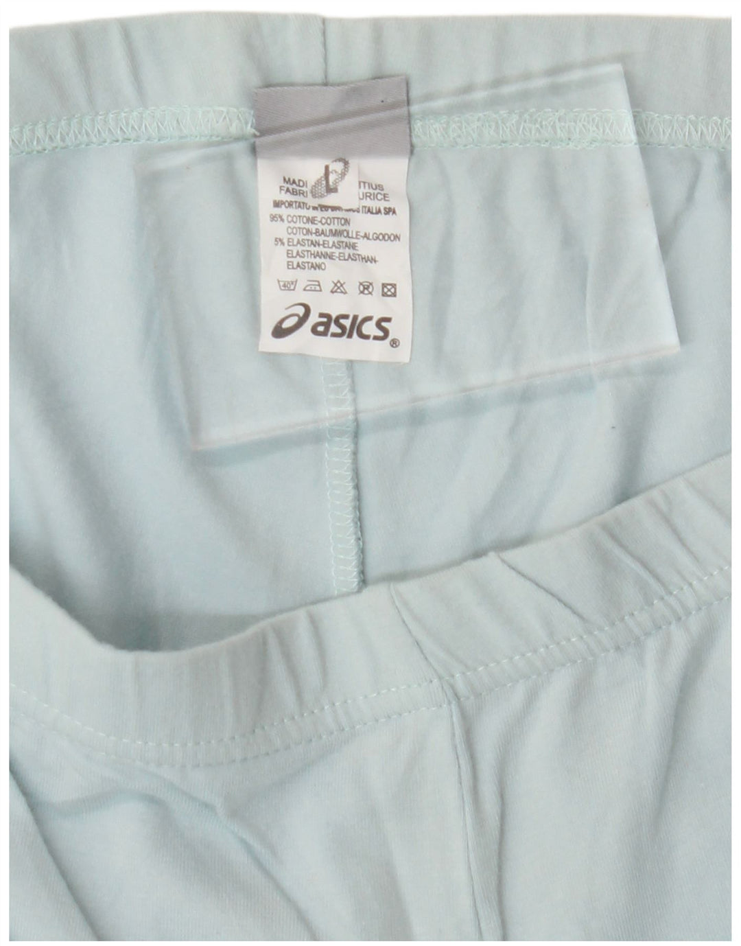 Calça de treino feminina ASICS UK 16 grande algodão azul