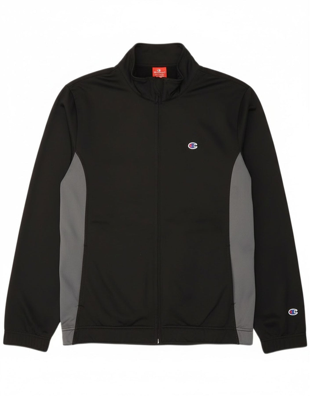 Champion Mens Treino Top Jacket XL Preto Colourblock Poliéster