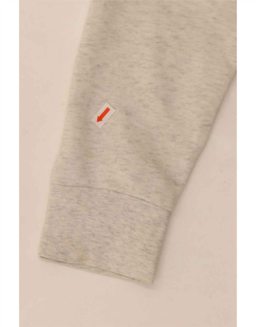 Adidas Womens Graphic Sweatshirt Jumper UK 8 Pequeno Cinza Flecked