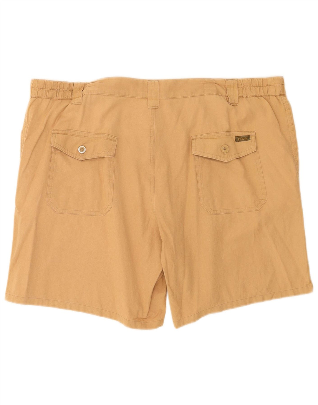 Brugi Mens Chino Shorts XL W38 Algodão Bege