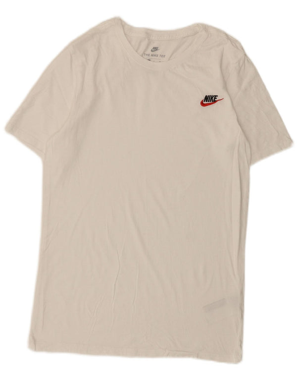 Camiseta masculina Nike Athletic Cut Top pequeno algodão branco