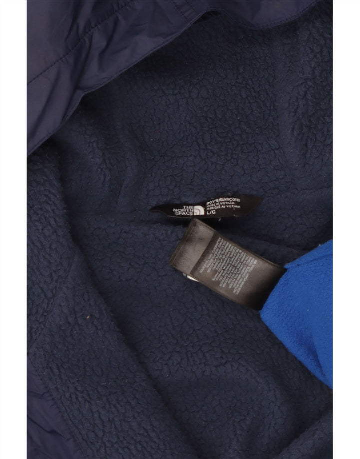 Jaqueta corta-vento The North Face Boys 11-12 anos grande azul marinho