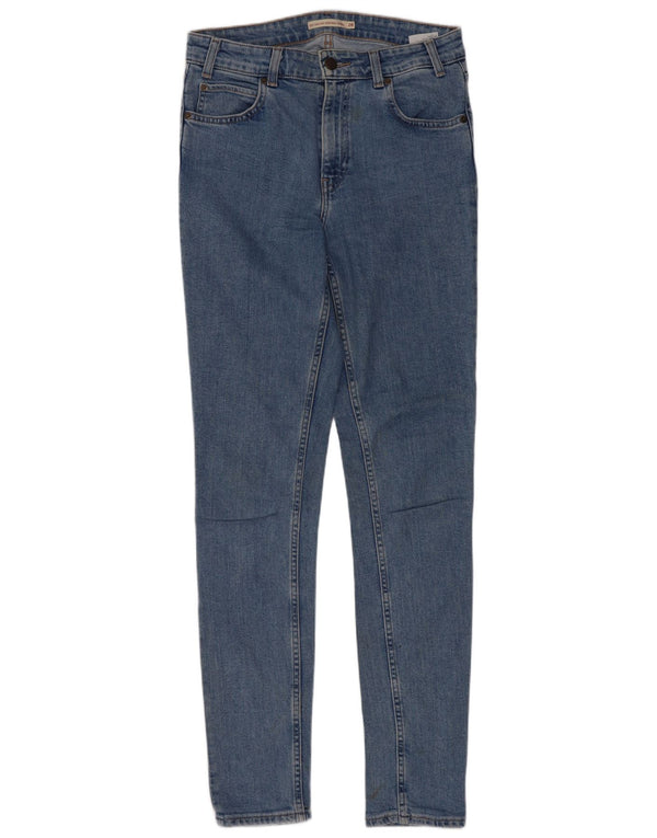 Jeans skinny de cintura alta feminino Levi's W28 L32 algodão azul