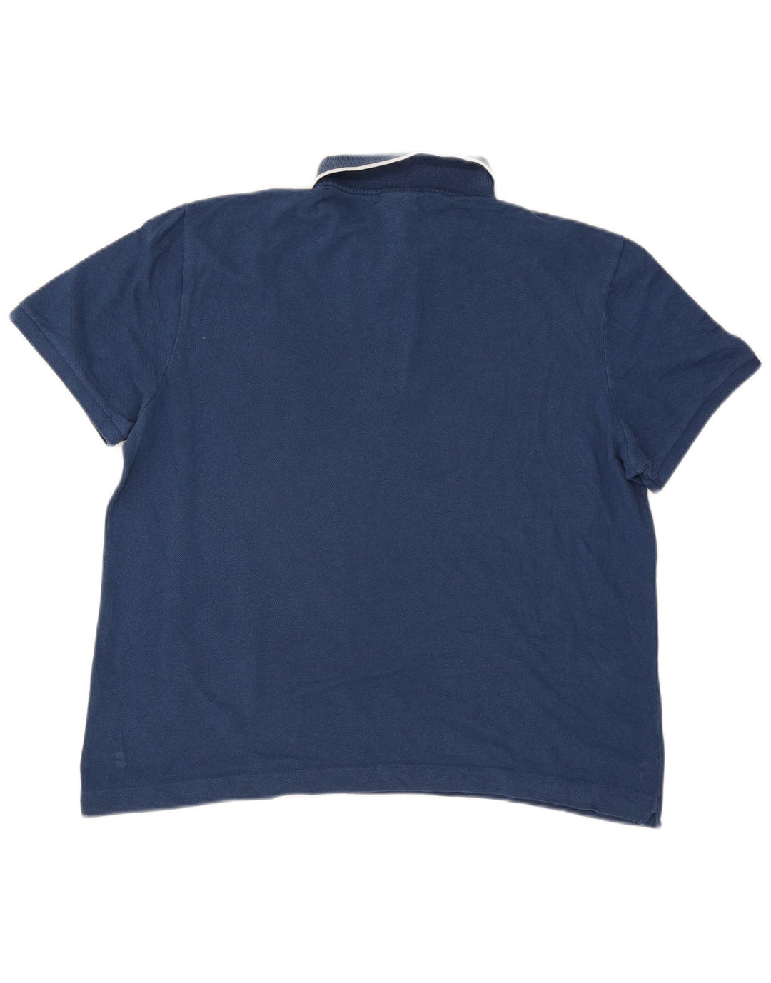 Camisa polo masculina Lacoste Regular Fit tamanho 6 XL azul marinho