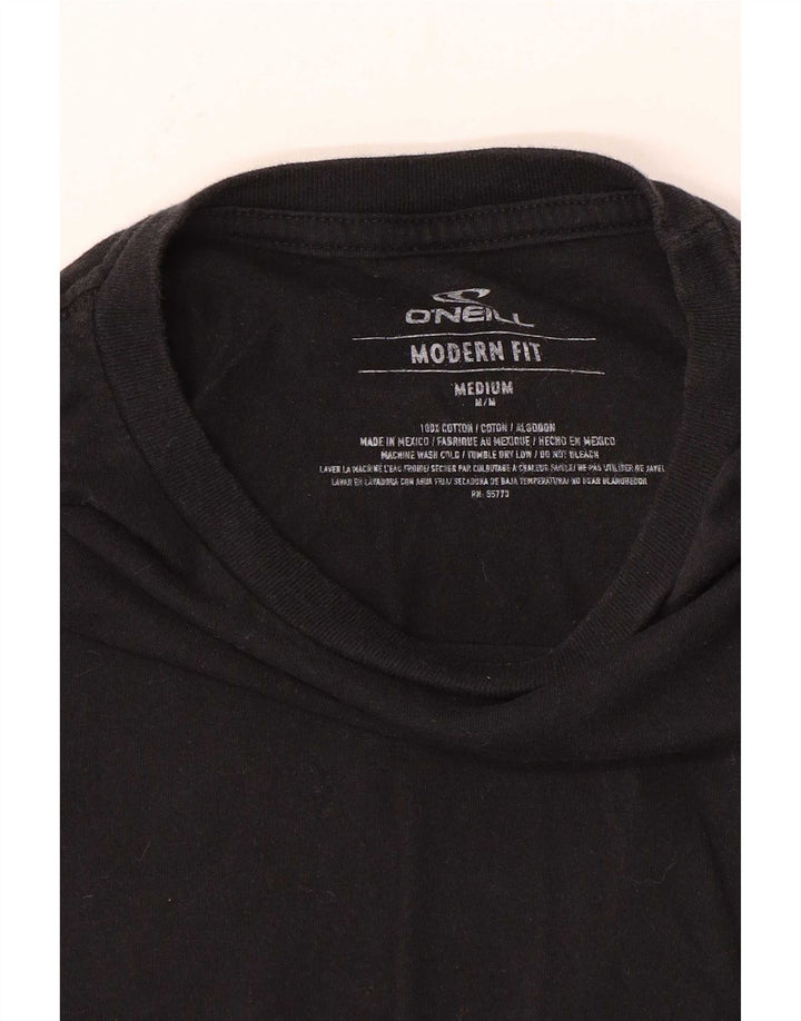 Camiseta masculina O'Neill com ajuste moderno gráfico top médio algodão preto