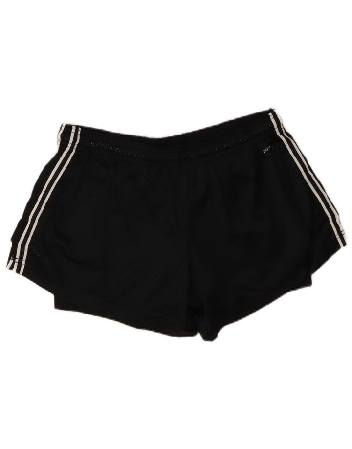 Shorts esportivos femininos Nike Dri Fit UK 16 grande poliéster preto