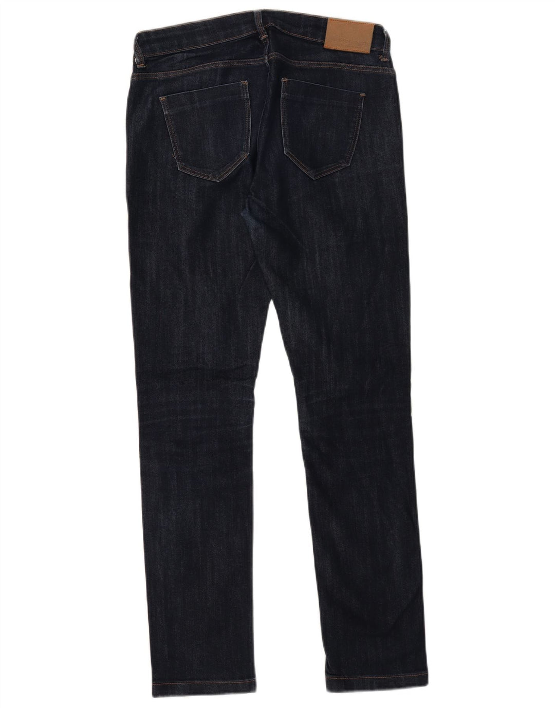 ZARA Calça Jeans Skinny Feminina Cintura Média EU 40 Médio W30 L30 Azul Marinho