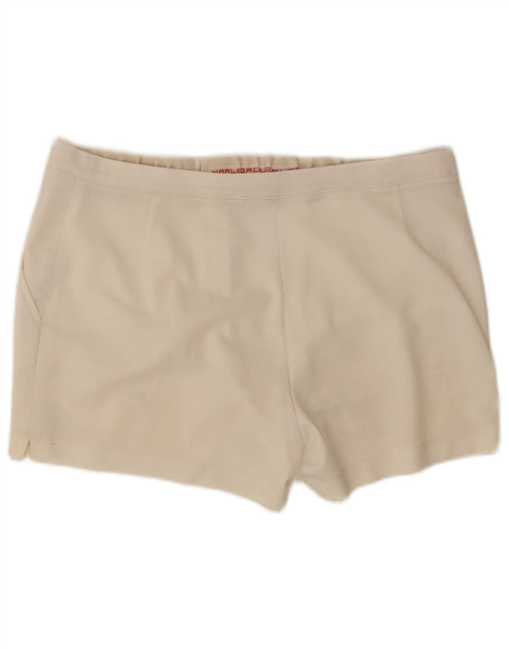 Marlboro Mens Chino Shorts IT 54 2XL W36 Branco