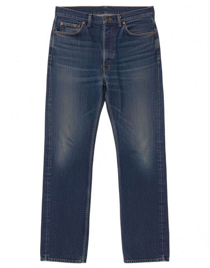RIFLE Jeans retos femininos W34 L31 algodão azul