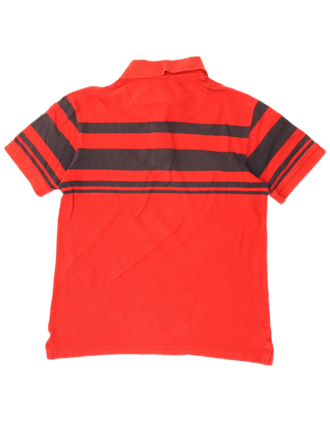 Camisa polo masculina Timberland Regular Fit médio listrado vermelho