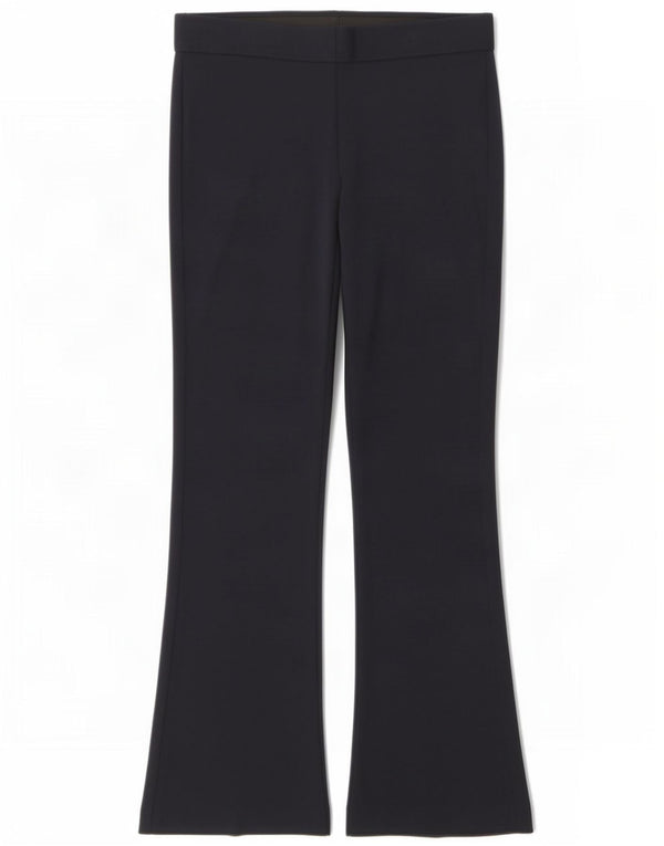 Calça casual feminina Marks & Spencer UK 10 pequena W28 L29 azul marinho
