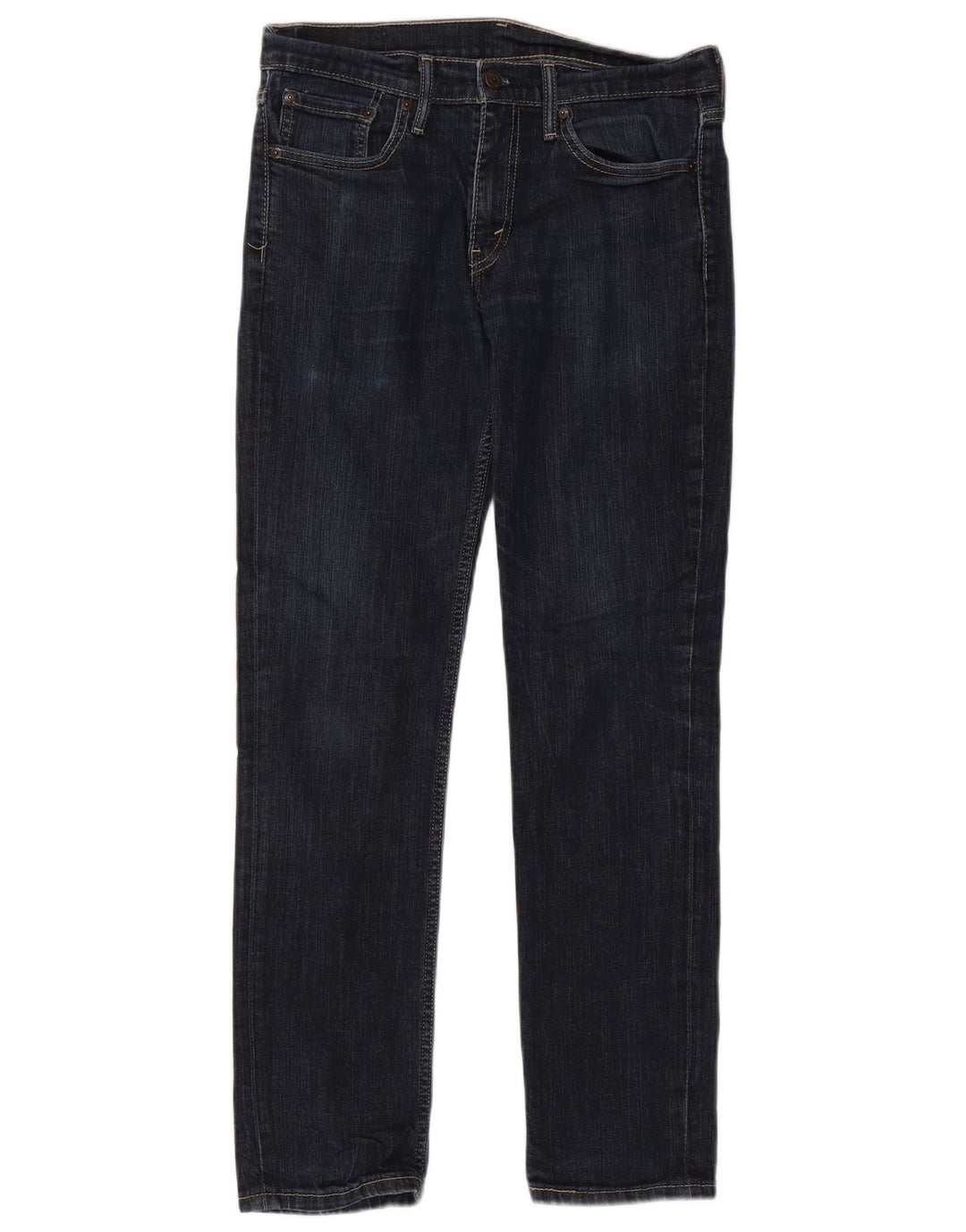 LEVI'S Mens 511 Slim Jeans W32 L30 Navy Blue Cotton