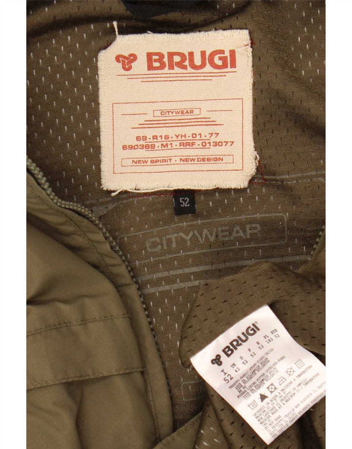 Jaqueta Bomber Masculina Brugi IT 52 XL Cáqui Nylon