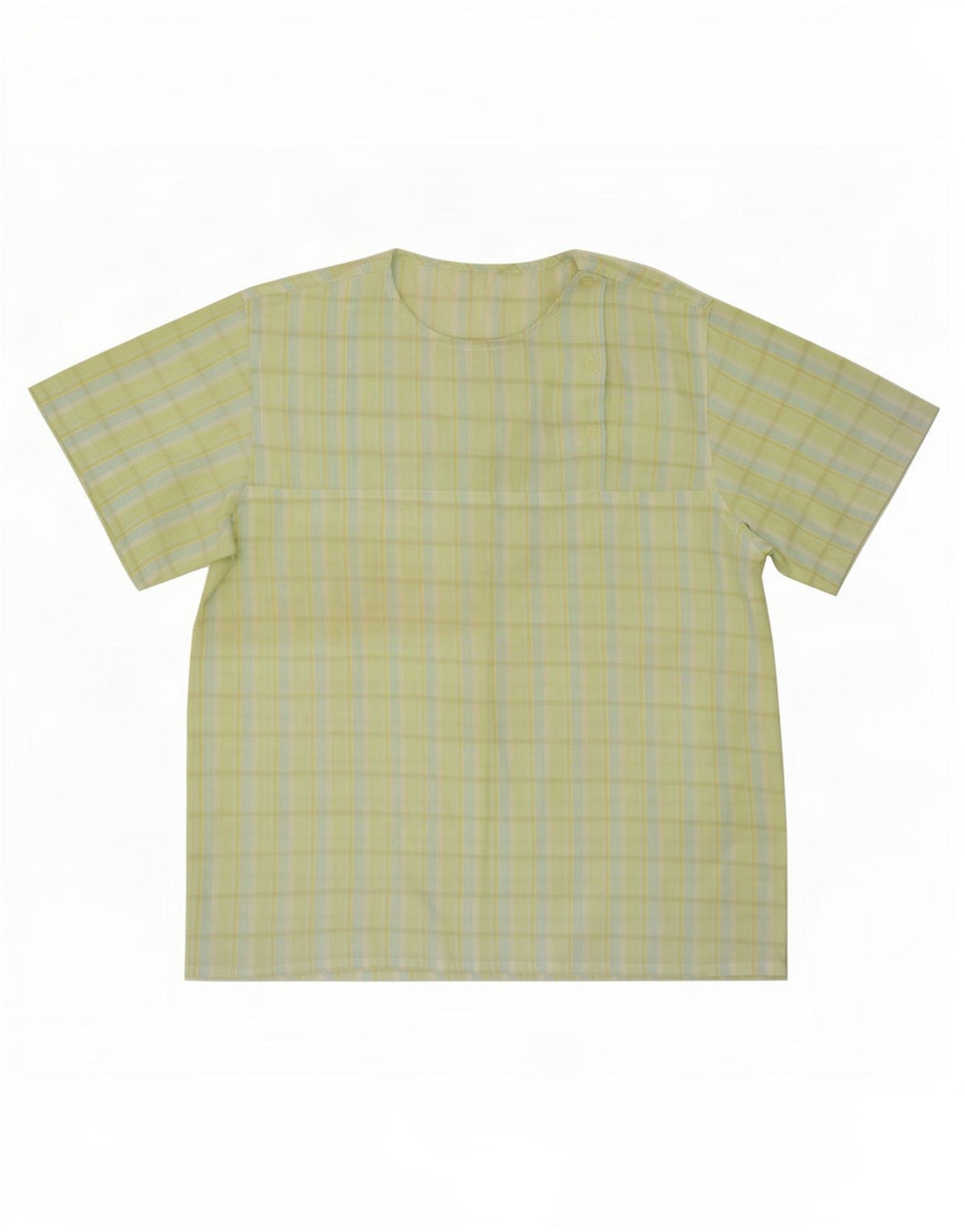 Blusa feminina vintage UK 14 xadrez verde médio