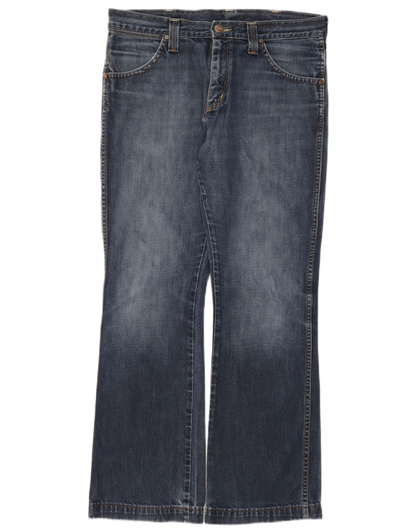 Wrangler Masculino Dayton Bootcut Jeans W34 L32 Azul Algodão