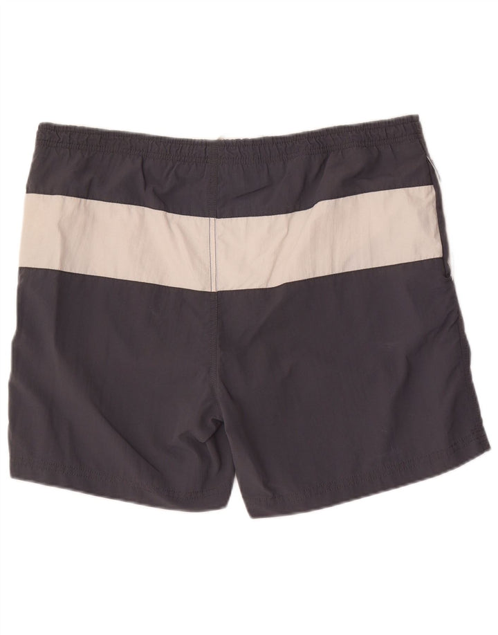 Shorts de natação masculino Lotto grande bloco cinza