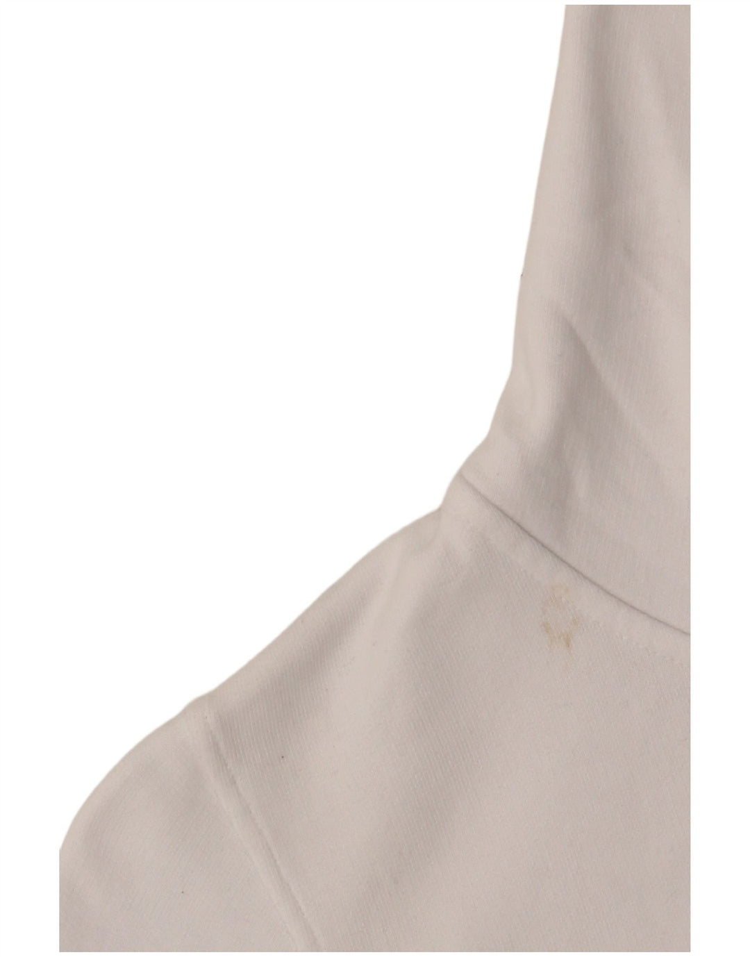 Suéter feminino CALVIN KLEIN JEANS com capuz e zíper gráfico Reino Unido 10 pequeno branco