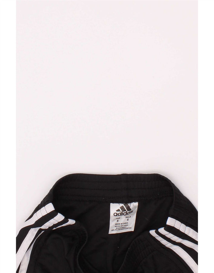 Shorts esportivos femininos Adidas 3-4 anos poliéster preto