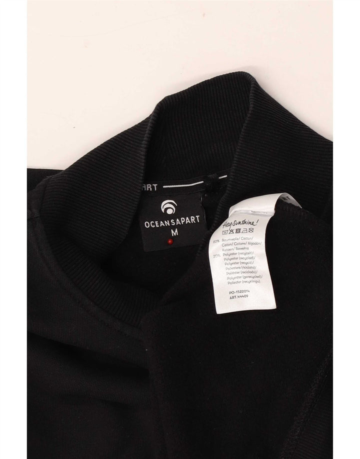 Oceansapart moletom masculino jumper médio algodão preto