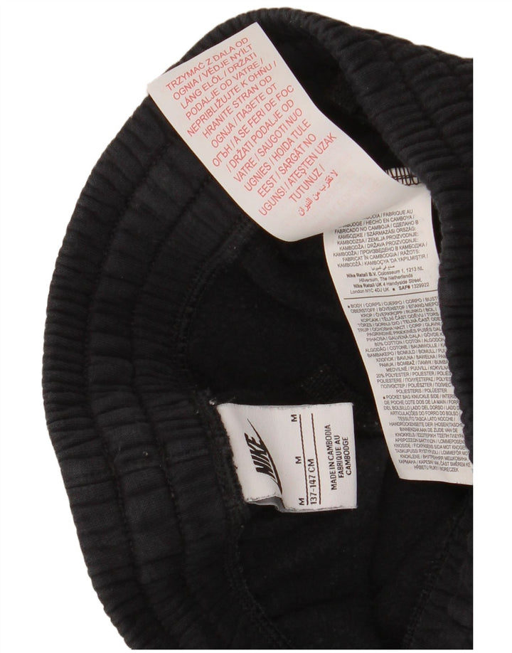 Shorts esportivos masculinos NIKE 10-11 anos médio preto algodão