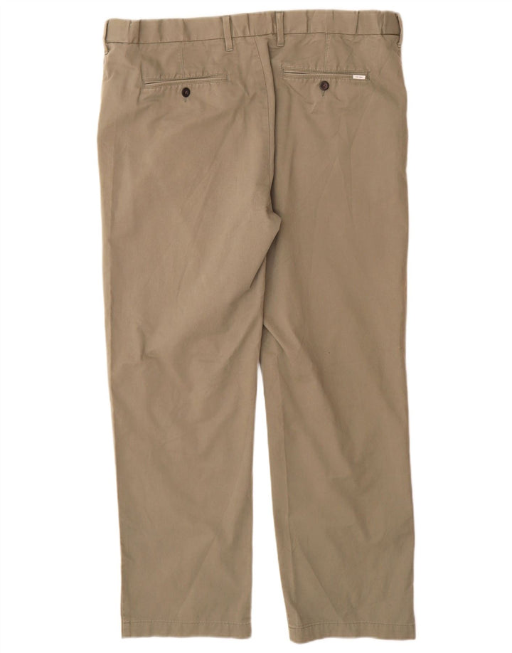 Calça Chino Masculina Marks & Spencer Regular Fit W40 L31 Algodão Cinza
