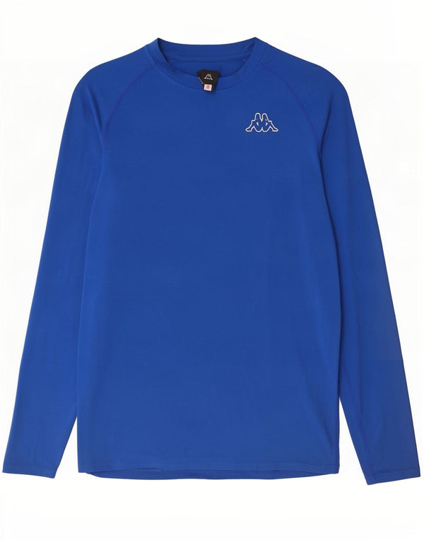 Kappa Mens Top Manga Longa XL Azul