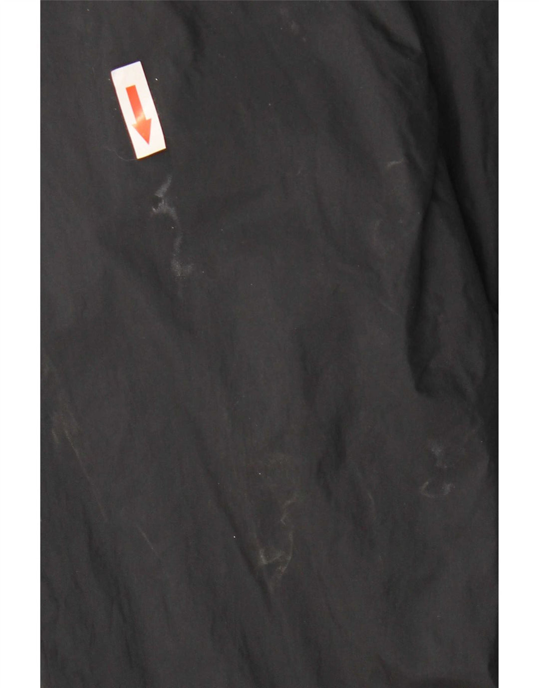 Jaqueta de chuva masculina Nike com capuz UK 36/38 pequena preta nylon