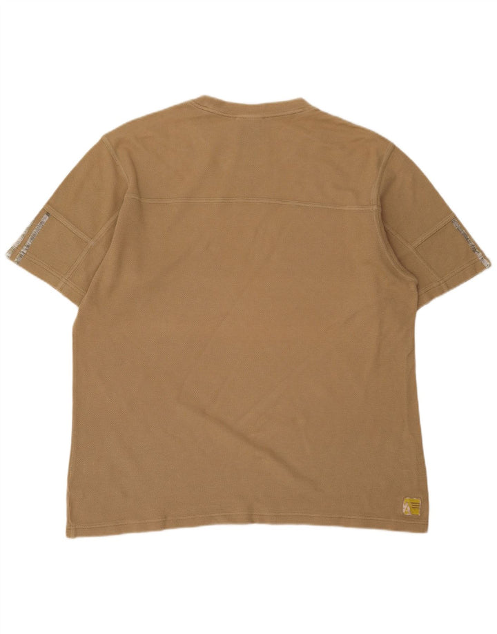 Camiseta masculina ADIDAS grande bege