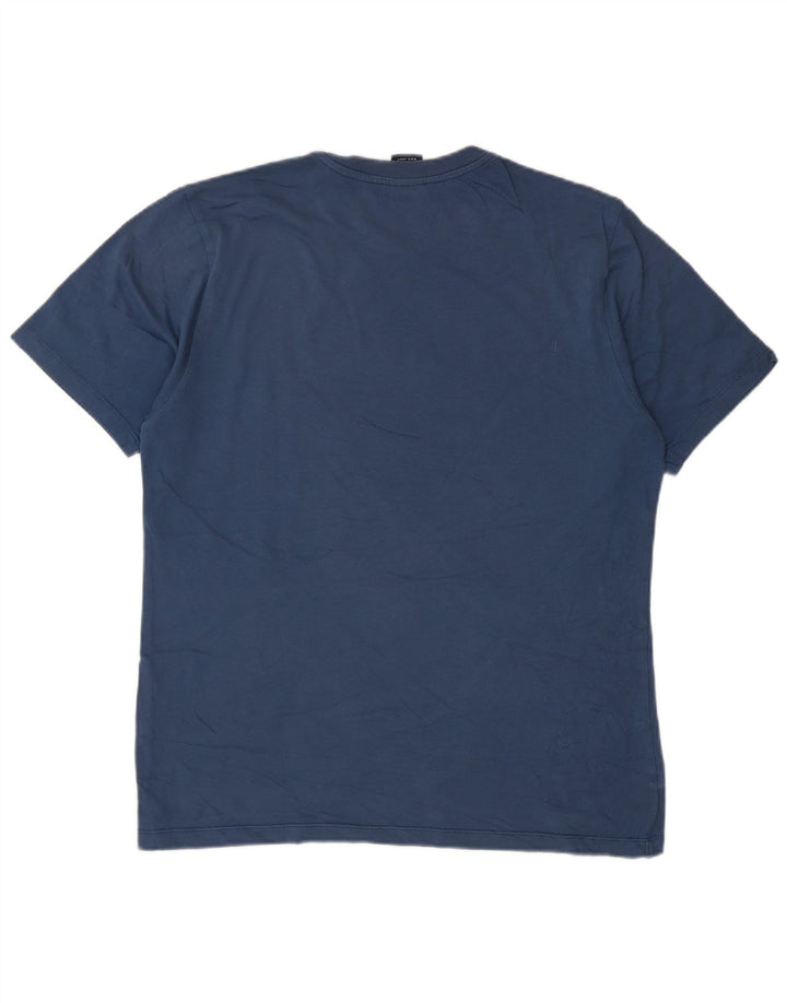 Camiseta gráfica masculina North Sails Top médio azul marinho
