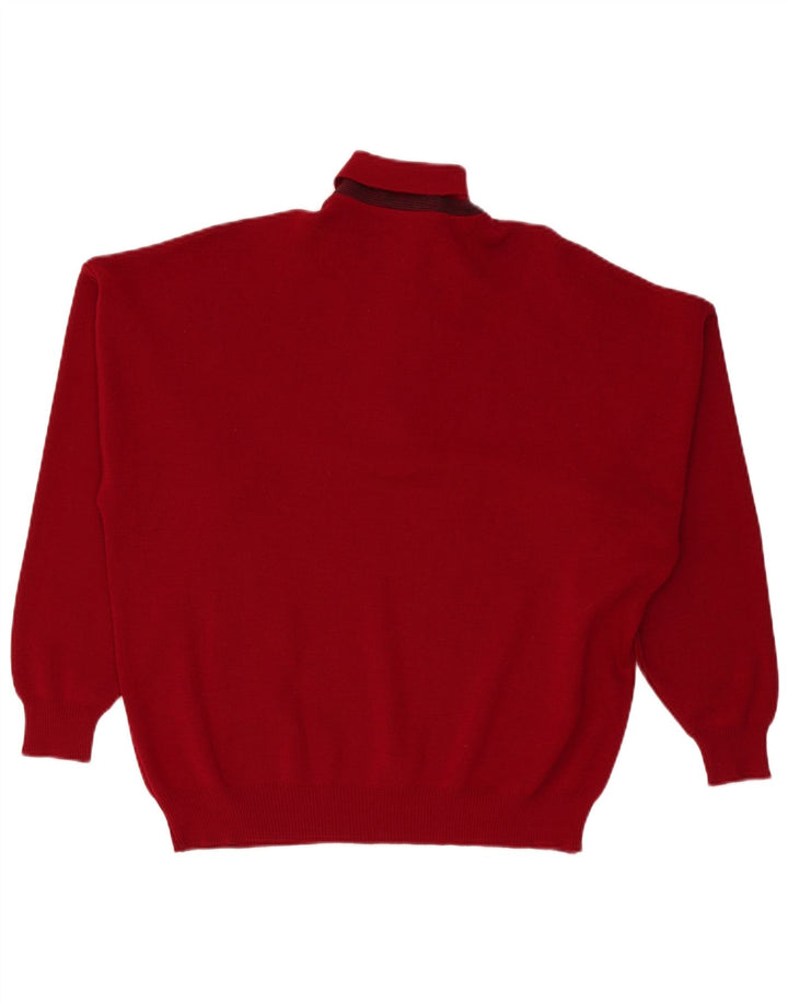 Suéter masculino Il Granchio com gola polo XL vermelho