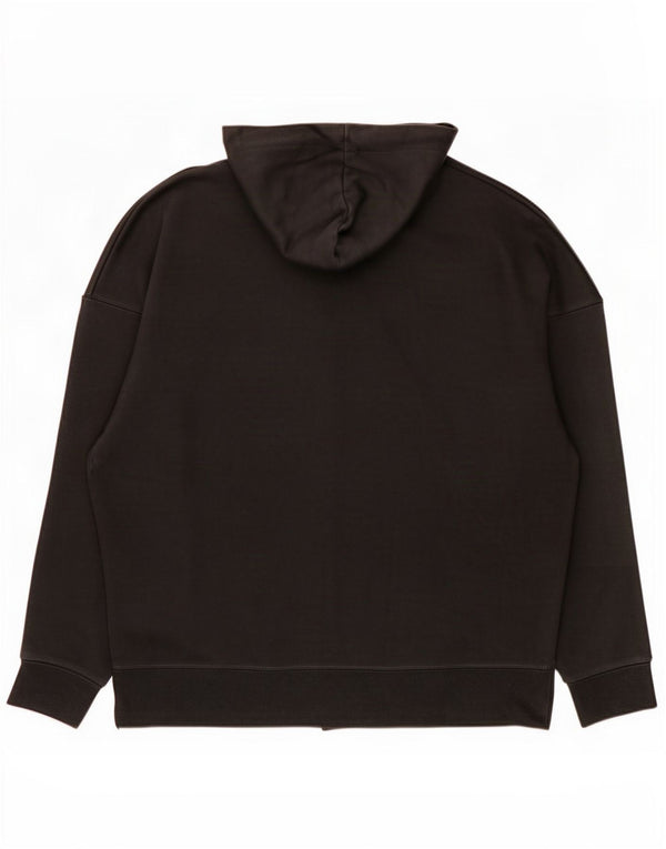 Zara Mens Loose Fit Hoodie Jumper Cinza Médio
