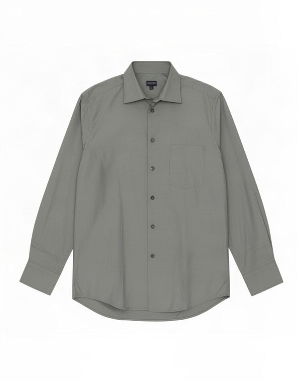Camisa masculina Kenzo tamanho 40 15 1/2 algodão azul médio