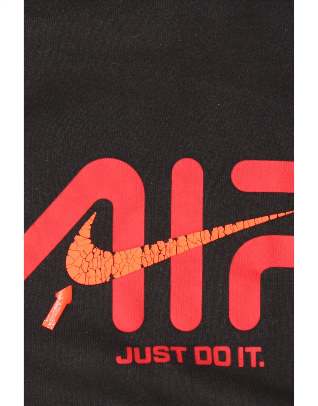 Nike masculino gráfico moletom com capuz médio algodão preto