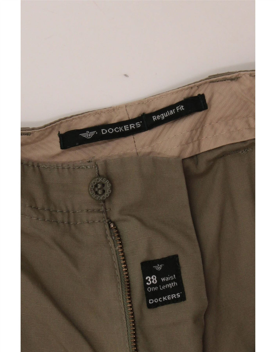 Shorts cargo masculino DOCKERS Regular Fit W38 XL cáqui
