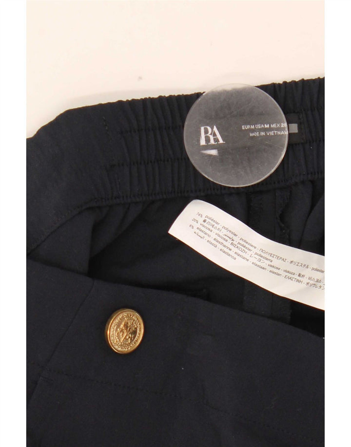 Calça Chino Cônica Feminina Zara Médio W28 L26 Azul Marinho Poliéster