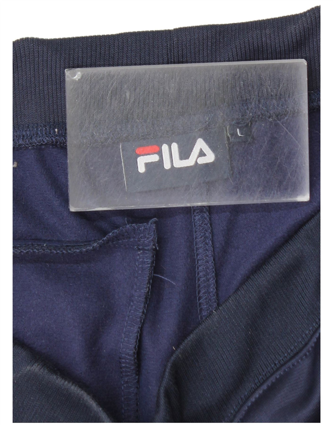 Calça de treino masculina Fila joggers grande poliéster azul marinho