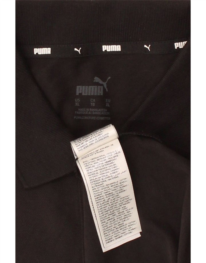 Camisa polo masculina PUMA XL algodão preto