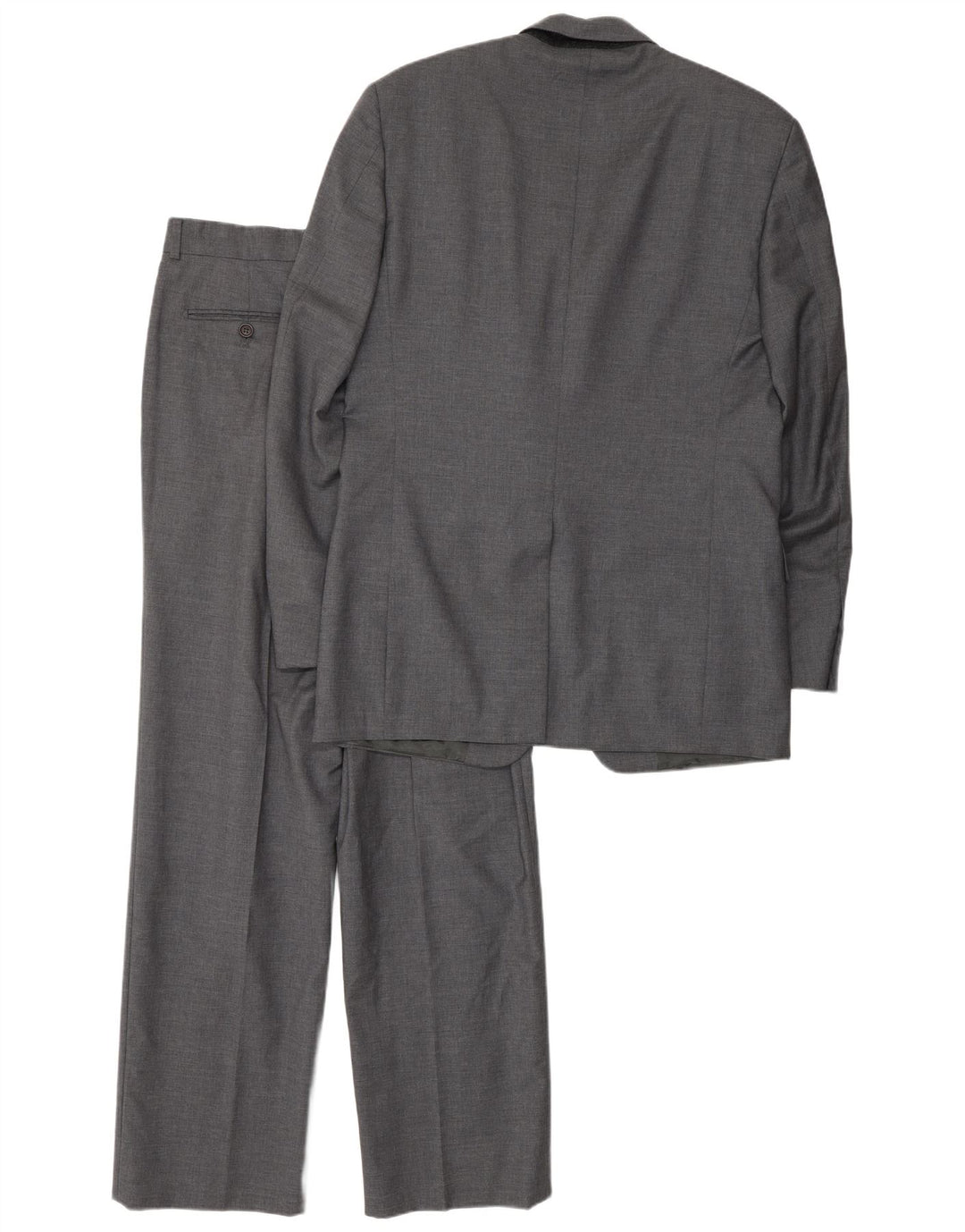 Terno masculino Cerruti 1881 com 3 botões e 2 peças IT 48 médio W34 L32 algodão cinza