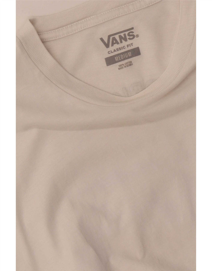 Camiseta Vans Masculina Classic Fit Graphic Top Médio Algodão Branco