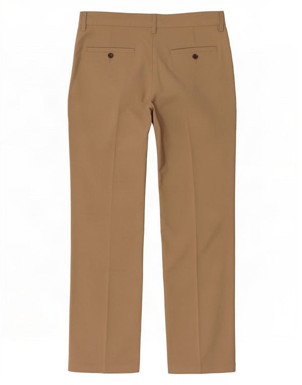 Adidas Mens Climalite Straight Chino Calças W34 L30 Poliéster Bege