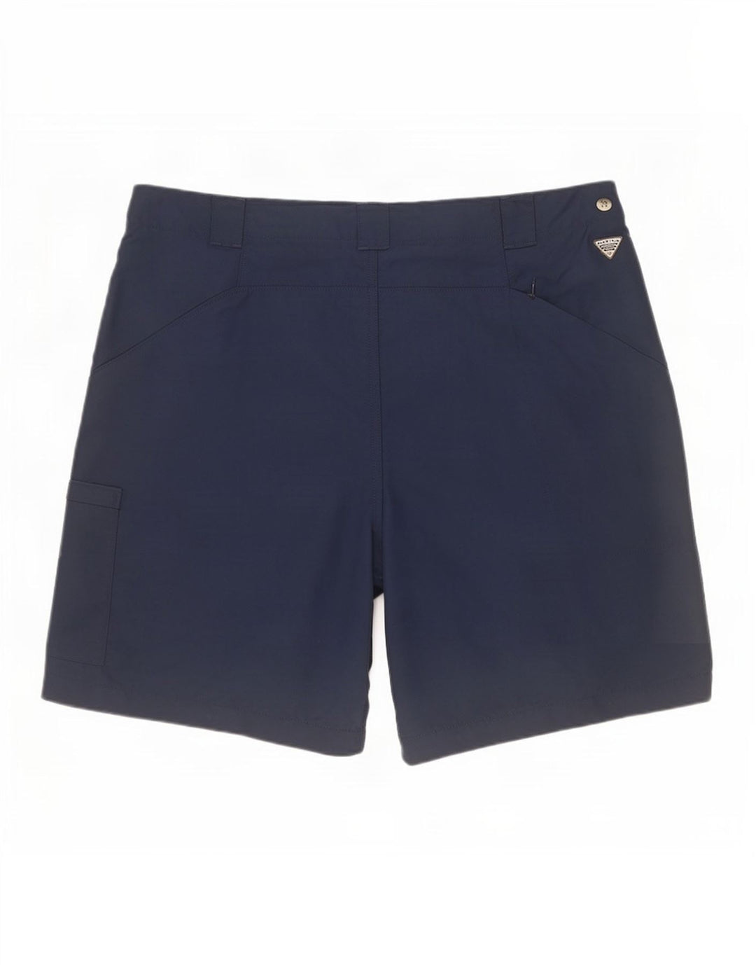 Shorts cargo feminino Columbia médio W32 azul marinho nylon