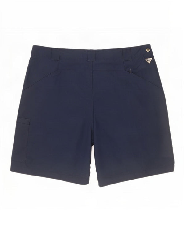 Shorts cargo feminino Columbia médio W32 azul marinho nylon