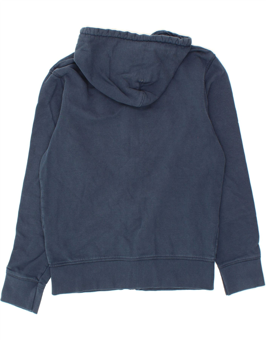 JACK & JONES Mens Graphic Zip Hoodie Sweater Medium Navy Blue Cotton Vintage Jack & Jones and Second-Hand Jack & Jones from Messina Hembry 