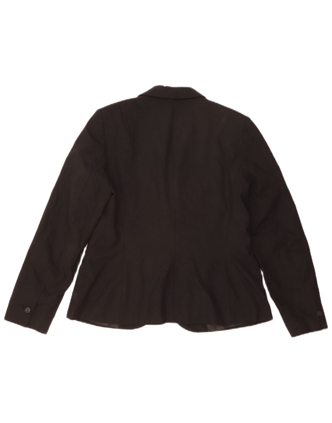 Jaqueta blazer feminina ZARA com 1 botão EU 42 grande poliéster preto