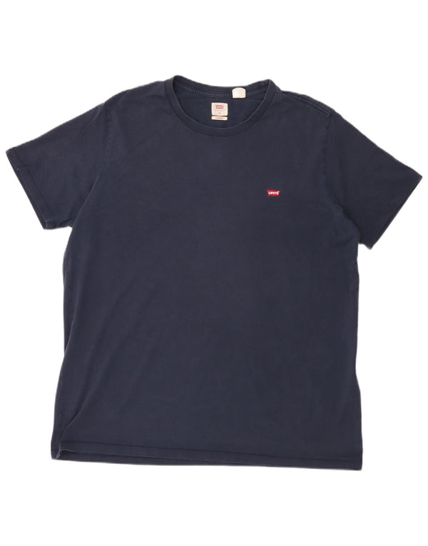 Camiseta masculina Levi's Standard Fit Top XL azul marinho algodão