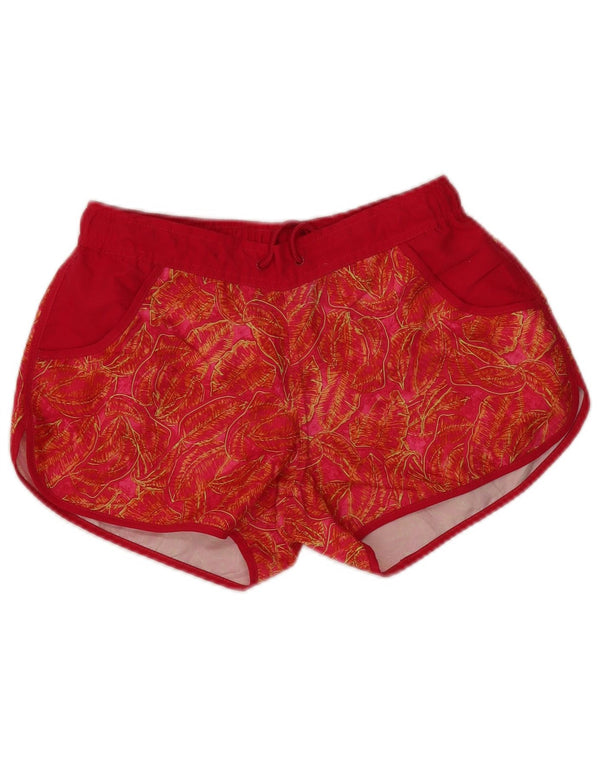 Shorts de natação femininos Mountain Warehouse UK 6 XS poliéster floral rosa
