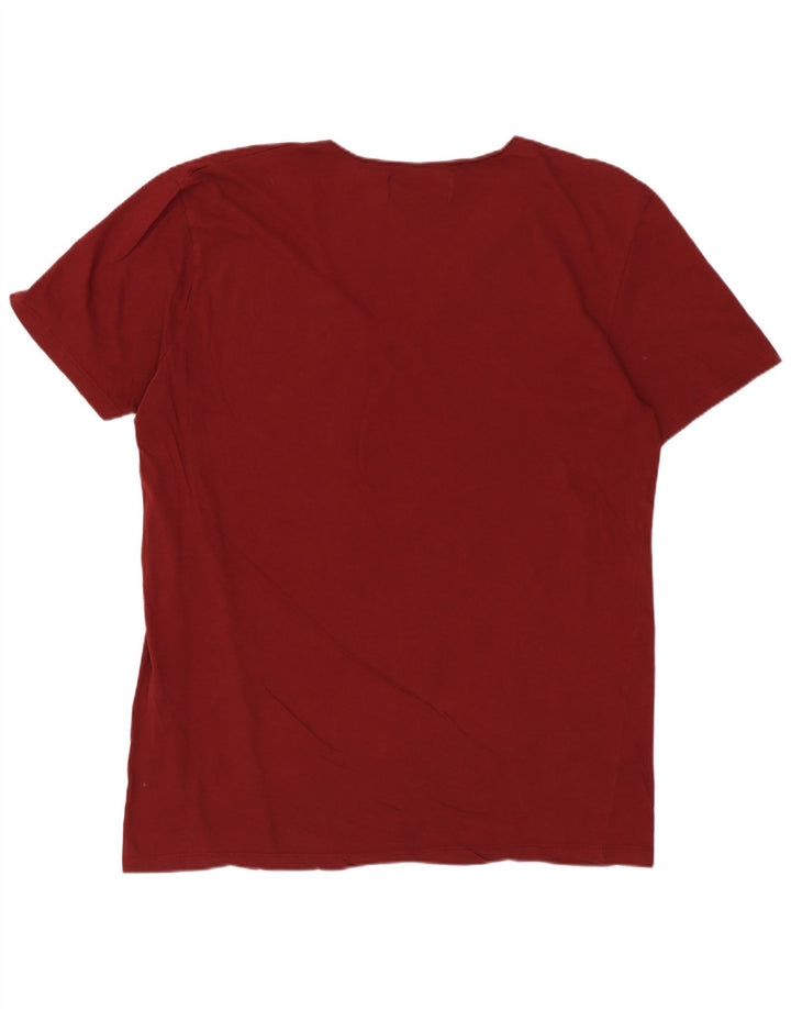 Camiseta masculina ZARA Top XL algodão marrom